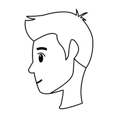 portrait man young people character