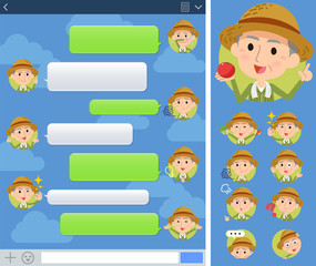 farmer worker old man sns window