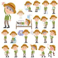 farmer worker old man sickness