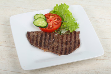 Grilled beef steak