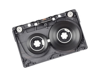 Fototapeta premium Vintage audio casette, with cover removed