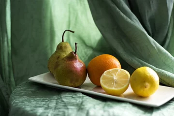 Fotobehang A still-life with fruit © Tatyana