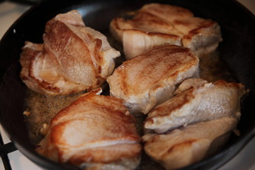 Grilled pork meat