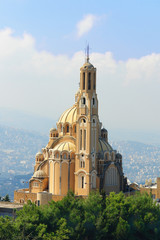 Bazylika św. Pawła w miejscowości Harisa w Libanie
 - obrazy, fototapety, plakaty