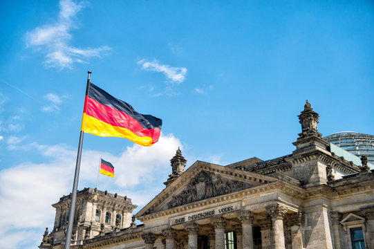 Reichstag building, seat of the German Parliament
