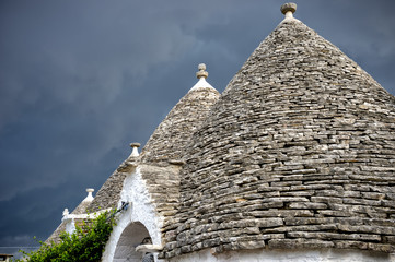 Fototapeta na wymiar Alberobello. Puglia, Italy