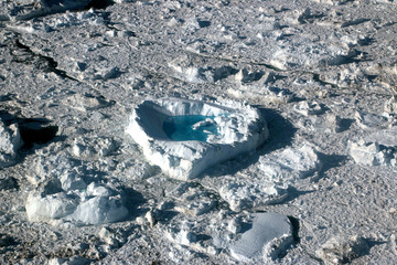 heart shape floating ice near iceberg in ilulissat, Greenland, jakobshavn
