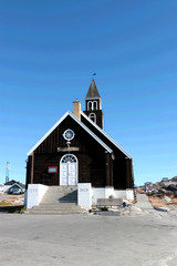 The Zion Church (Zions Kirke) in Ilulissat, Greenland
