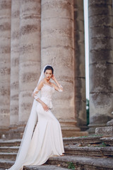 Obraz premium bride in white dress