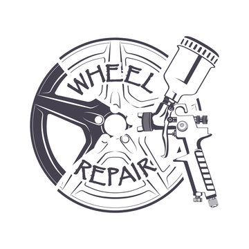 wheel repair sprey gun