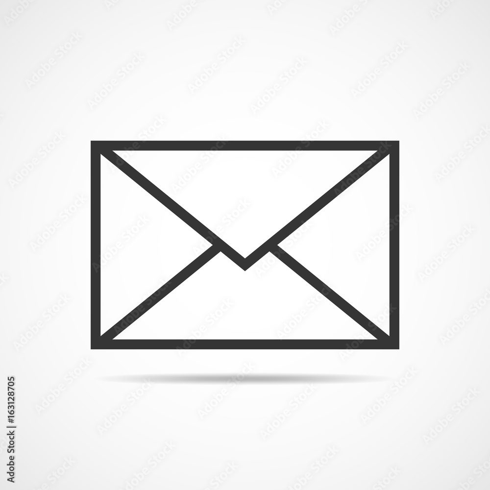 Canvas Prints envelope icon. vector illustration.