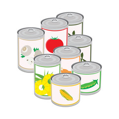 Canned food set