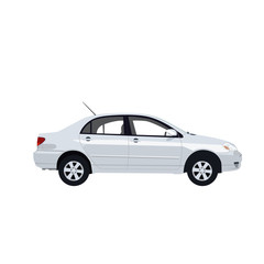 detail car design flat illustration