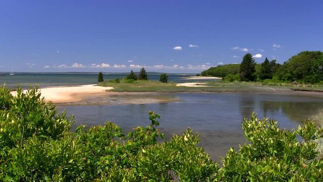 Bennets neck sandbar island cove Pocasset Cape Cod