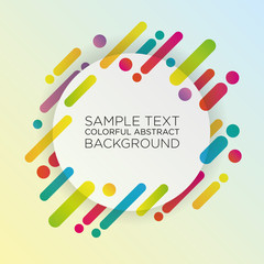 Abstract colorful background for advertising, vector illustration
