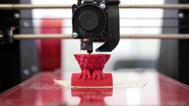 3D printer at work