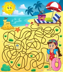 Maze 28 with beach theme 1