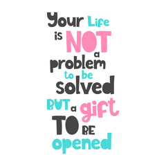 Vector poster with phrase