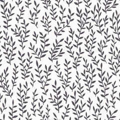 Fototapeta na wymiar Vector Seamless Pattern with Branches.