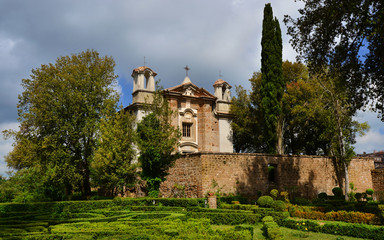 Fototapeta na wymiar Madonna del Monte Church in Sutri