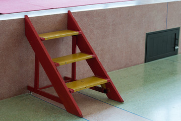 Small wooden ladder