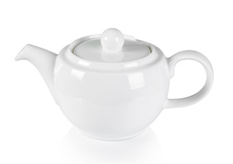 tea pot on white background
