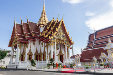 Fototapeta premium タイ・バンコク・チャオプラヤー川・お寺