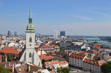 Fototapeta na wymiar Bratislava in Slovakia