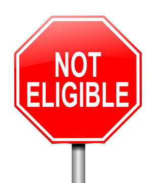 Not eligible concept.