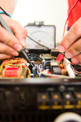 REPAIRING ELECTRONICS WITH TEST EQUIPMENT