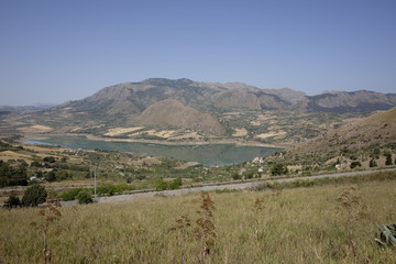 Fototapeta na wymiar lake rosamarina