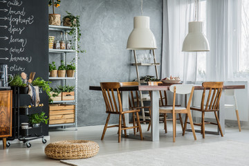 Stylish dining room