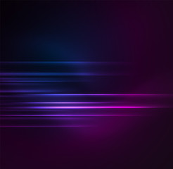 Glowing futuristic lines