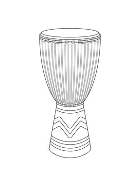 Vector djembe sketch ArkistovektoriVector djembe sketch Arkistovektori  