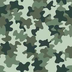 Camouflage seamless pattern. Vector