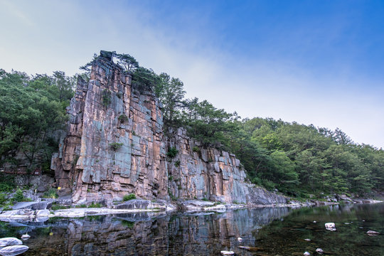 South Korea. Sainam Rock in Danyang