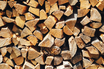 firewood background split hardwood kiln-dried seasoned logs