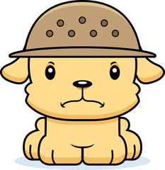 Cartoon Angry Zookeeper Puppy