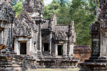 Fototapeta na wymiar temples in Cambodia