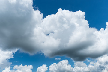 Obraz premium Blue sky and white cloud, Sunny day, Cloudscape