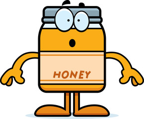 Surprised Cartoon Honey Jar
