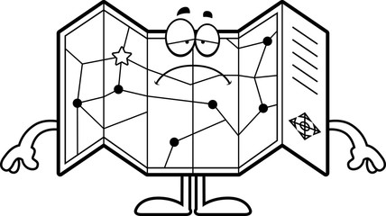 Sad Cartoon Road Map