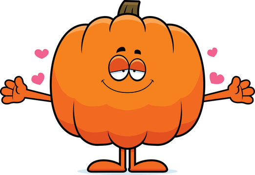 Cartoon Pumpkin Hug