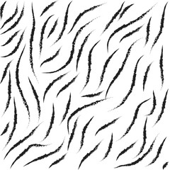 stripe animals jungle bengal tiger fur texture pattern seamless repeating white black