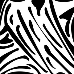 Zebra skin print. Seamless vector pattern. Safari textile collection.