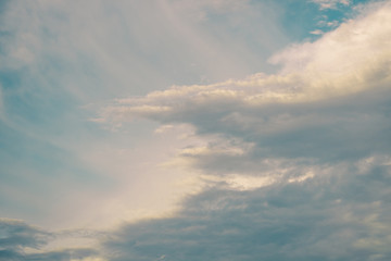 The Sky atmosphere And cloud before rain