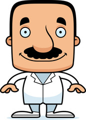 Cartoon Smiling Doctor Man