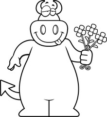 Cartoon Devil Flowers