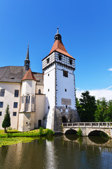Fototapeta na wymiar Blatna water castle, Czech republic, Europe. 
