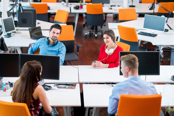 startup business people group working everyday job at modern office